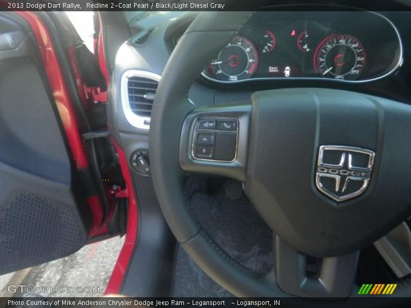 Redline 2-Coat Pearl / Black/Light Diesel Gray 2013 Dodge Dart Rallye