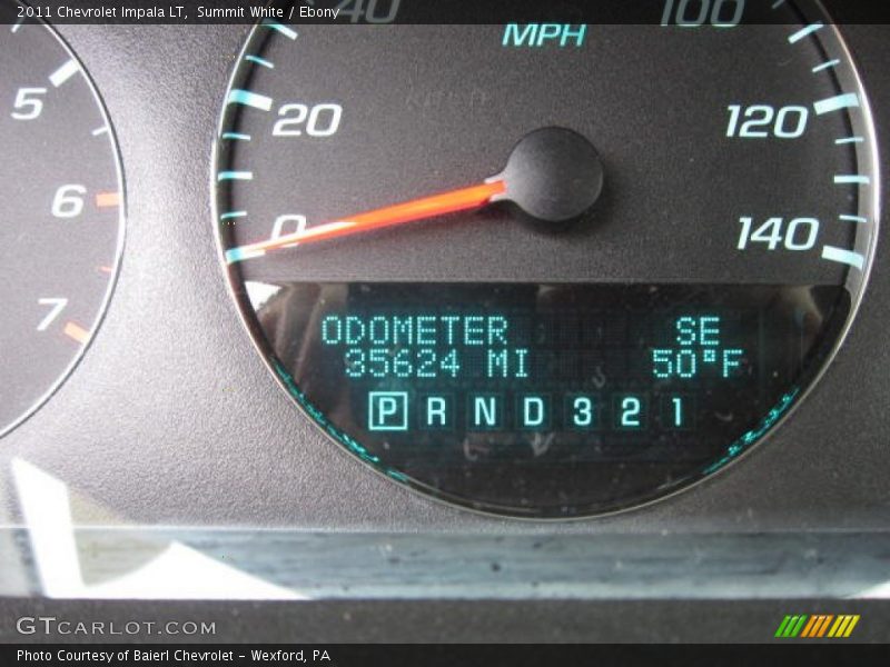 Summit White / Ebony 2011 Chevrolet Impala LT