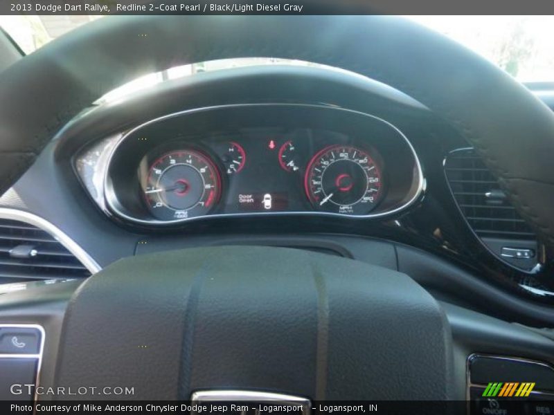 Redline 2-Coat Pearl / Black/Light Diesel Gray 2013 Dodge Dart Rallye