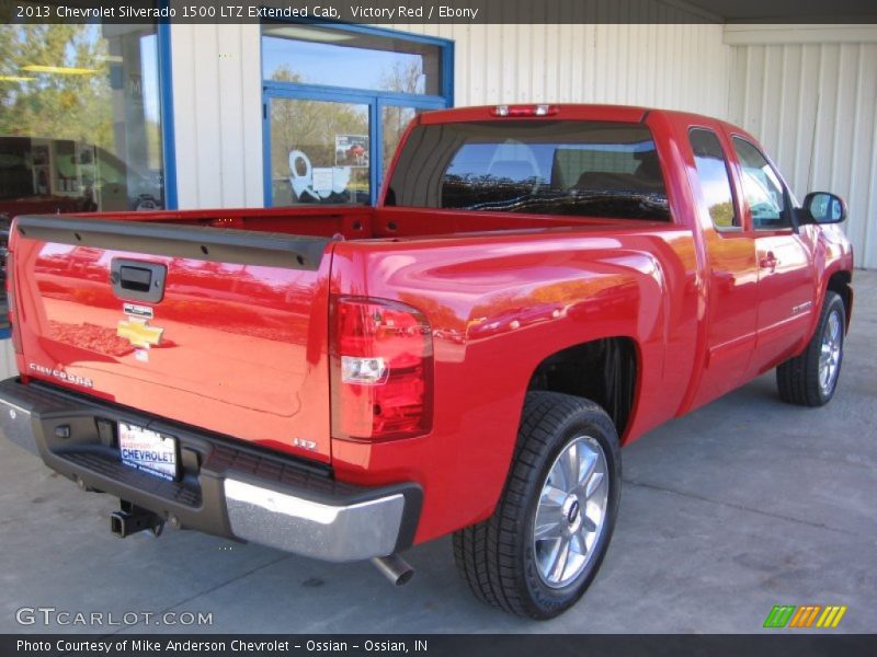 Victory Red / Ebony 2013 Chevrolet Silverado 1500 LTZ Extended Cab