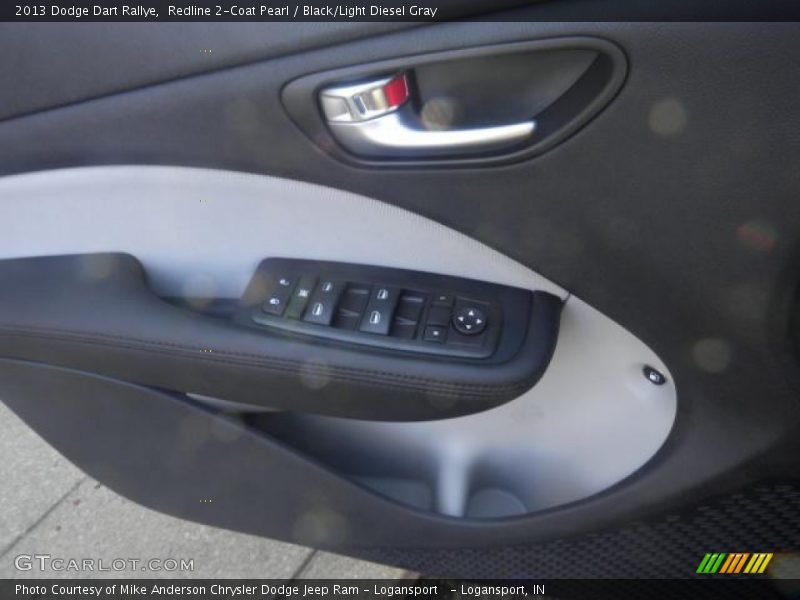 Redline 2-Coat Pearl / Black/Light Diesel Gray 2013 Dodge Dart Rallye
