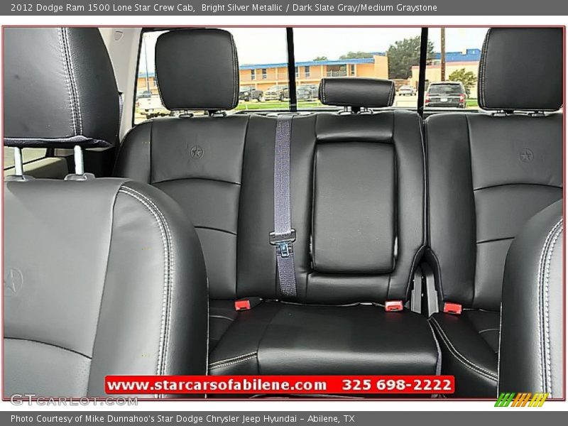 Bright Silver Metallic / Dark Slate Gray/Medium Graystone 2012 Dodge Ram 1500 Lone Star Crew Cab
