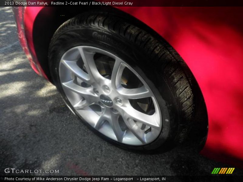 Redline 2-Coat Pearl / Black/Light Diesel Gray 2013 Dodge Dart Rallye
