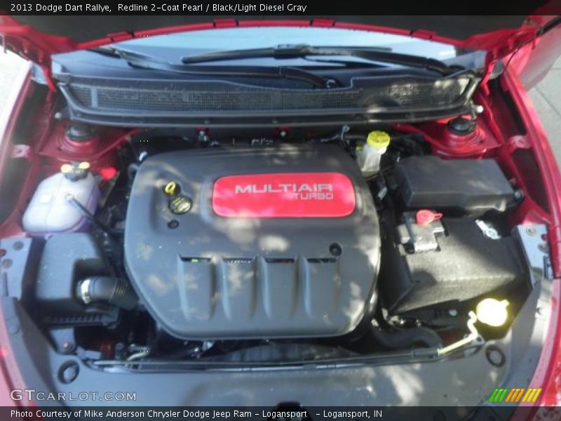 Redline 2-Coat Pearl / Black/Light Diesel Gray 2013 Dodge Dart Rallye