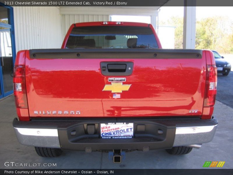 Victory Red / Ebony 2013 Chevrolet Silverado 1500 LTZ Extended Cab