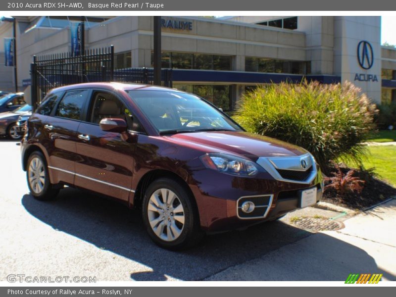 Basque Red Pearl / Taupe 2010 Acura RDX SH-AWD