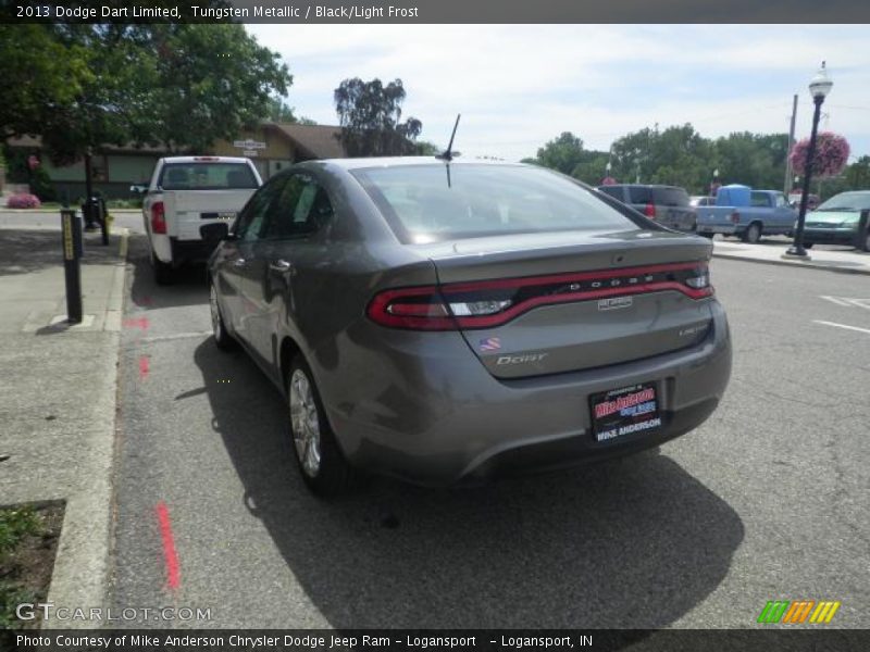 Tungsten Metallic / Black/Light Frost 2013 Dodge Dart Limited