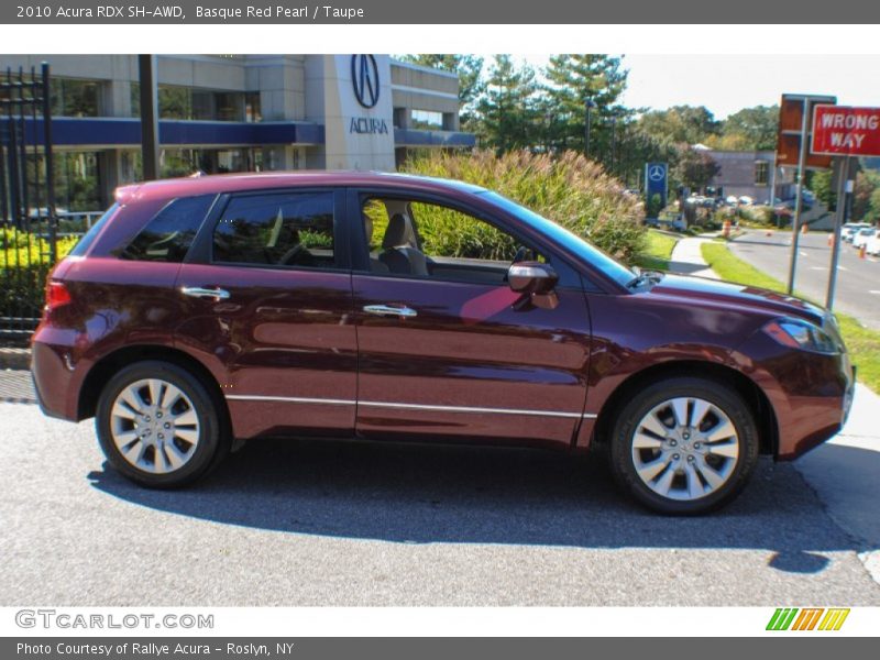 Basque Red Pearl / Taupe 2010 Acura RDX SH-AWD