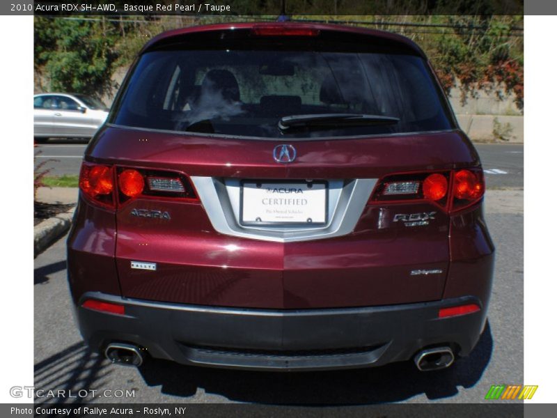 Basque Red Pearl / Taupe 2010 Acura RDX SH-AWD