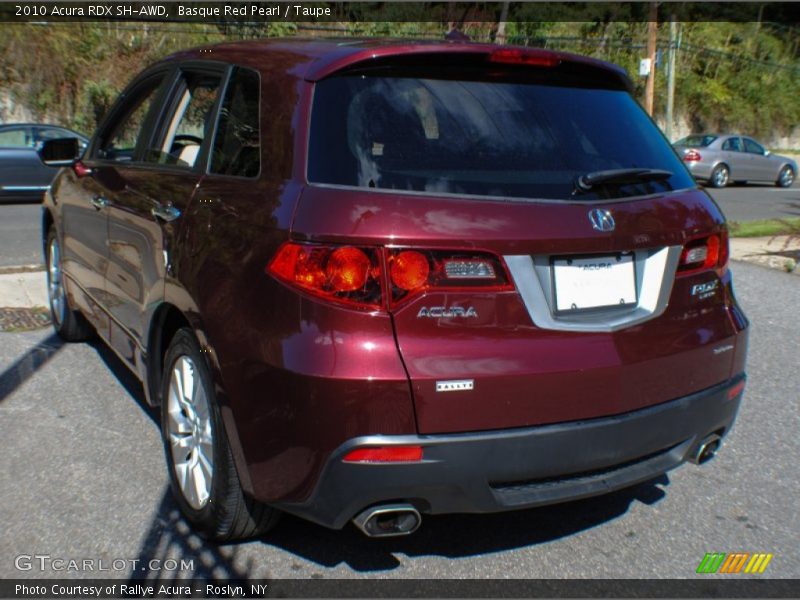 Basque Red Pearl / Taupe 2010 Acura RDX SH-AWD