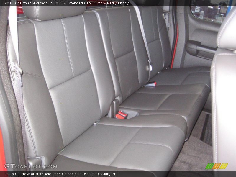 Rear Seat of 2013 Silverado 1500 LTZ Extended Cab