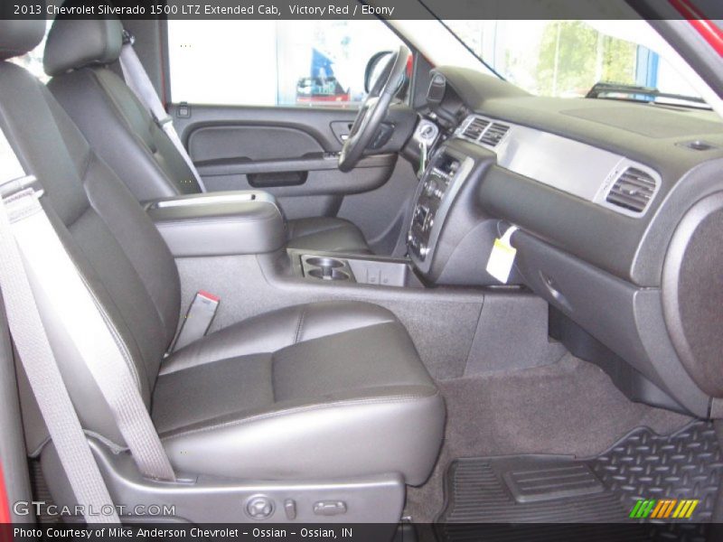  2013 Silverado 1500 LTZ Extended Cab Ebony Interior