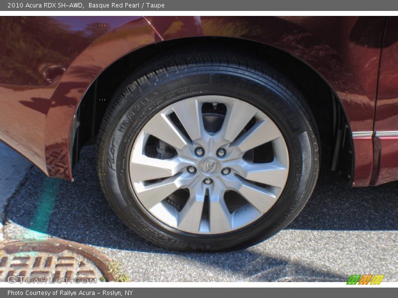 Basque Red Pearl / Taupe 2010 Acura RDX SH-AWD