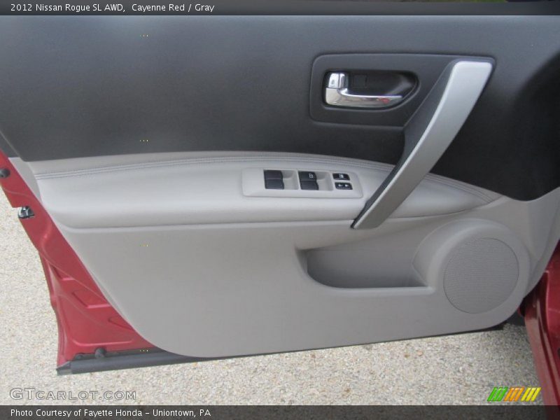 Cayenne Red / Gray 2012 Nissan Rogue SL AWD