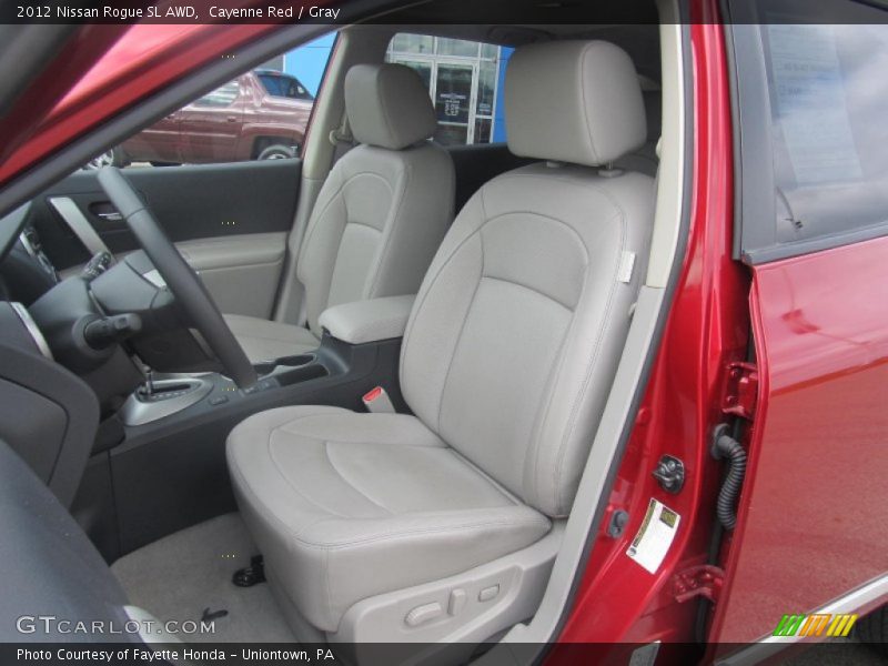 Cayenne Red / Gray 2012 Nissan Rogue SL AWD