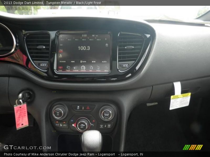 Tungsten Metallic / Black/Light Frost 2013 Dodge Dart Limited