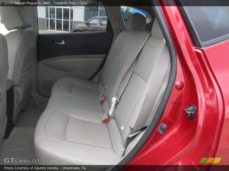 Cayenne Red / Gray 2012 Nissan Rogue SL AWD