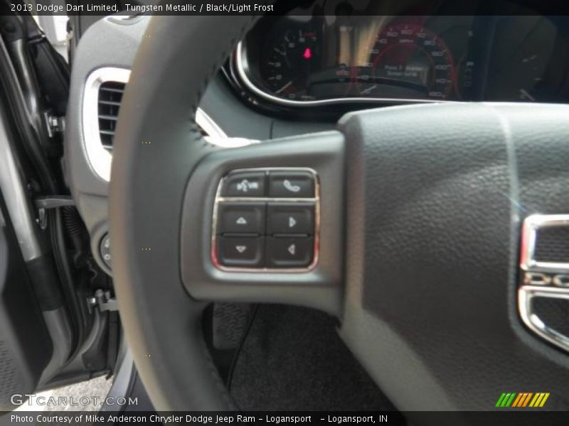 Tungsten Metallic / Black/Light Frost 2013 Dodge Dart Limited