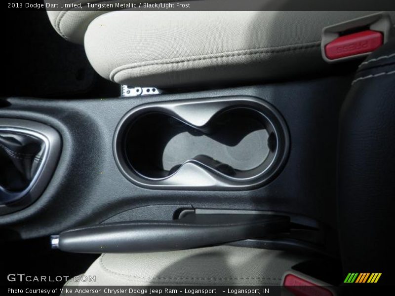 Tungsten Metallic / Black/Light Frost 2013 Dodge Dart Limited