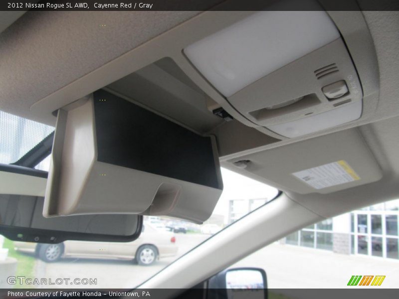 Cayenne Red / Gray 2012 Nissan Rogue SL AWD