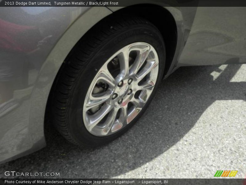 Tungsten Metallic / Black/Light Frost 2013 Dodge Dart Limited