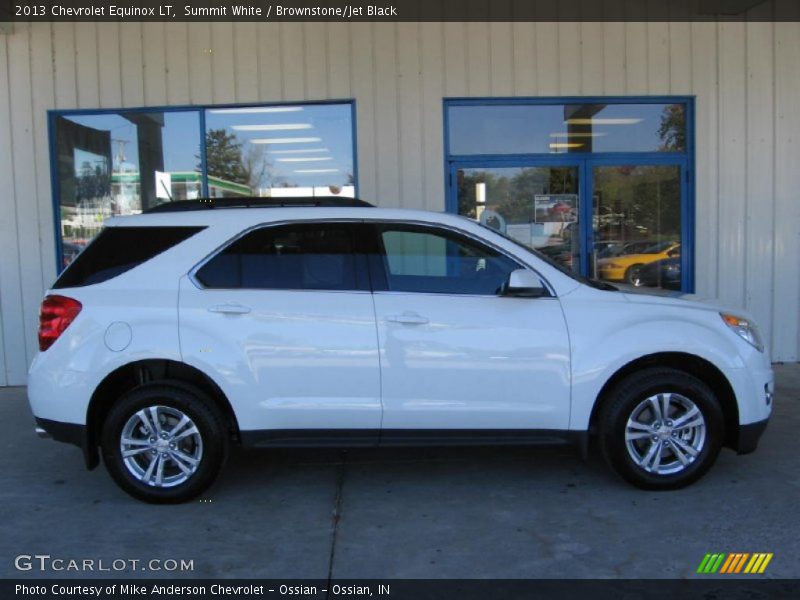 Summit White / Brownstone/Jet Black 2013 Chevrolet Equinox LT