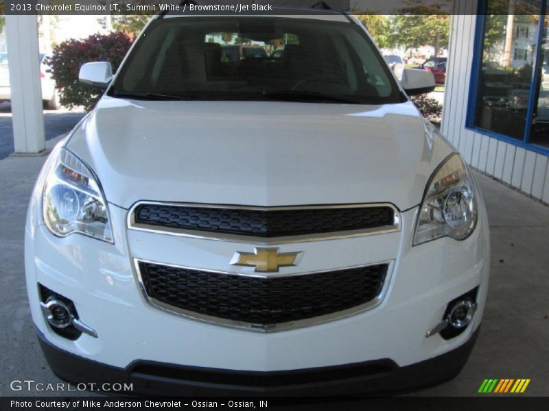Summit White / Brownstone/Jet Black 2013 Chevrolet Equinox LT