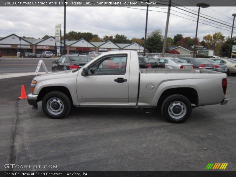 Silver Birch Metallic / Medium Pewter 2008 Chevrolet Colorado Work Truck Regular Cab