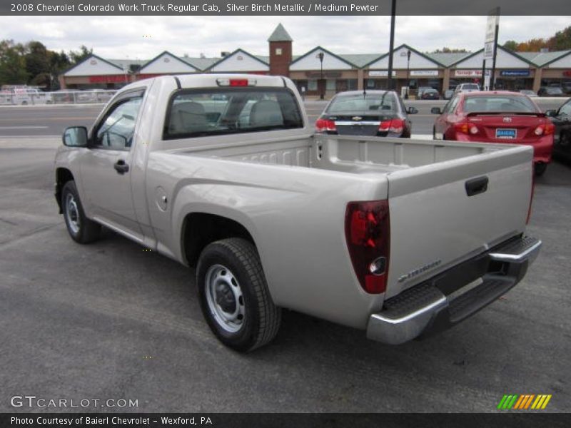  2008 Colorado Work Truck Regular Cab Silver Birch Metallic