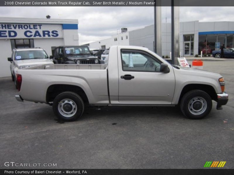 Silver Birch Metallic / Medium Pewter 2008 Chevrolet Colorado Work Truck Regular Cab