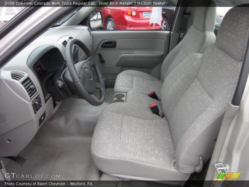 Front Seat of 2008 Colorado Work Truck Regular Cab