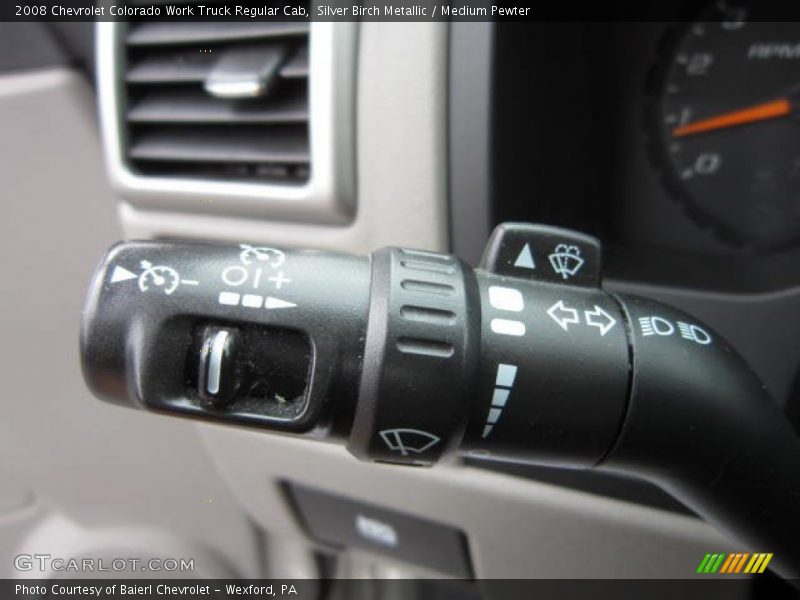 Controls of 2008 Colorado Work Truck Regular Cab