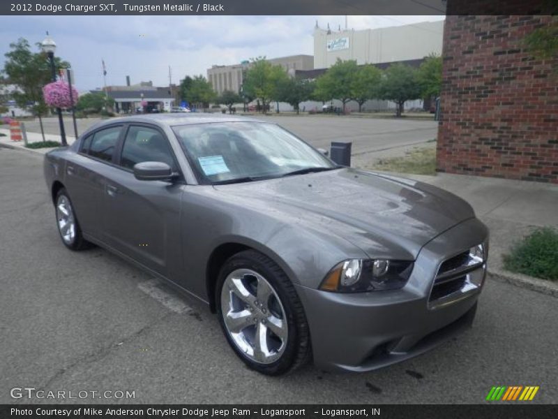 Tungsten Metallic / Black 2012 Dodge Charger SXT