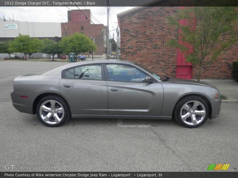 Tungsten Metallic / Black 2012 Dodge Charger SXT