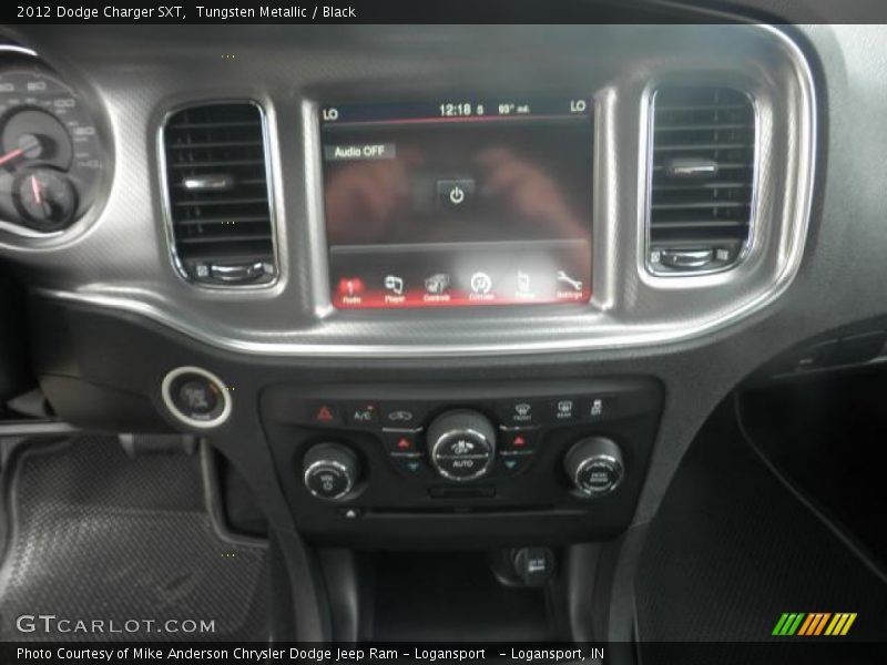 Tungsten Metallic / Black 2012 Dodge Charger SXT