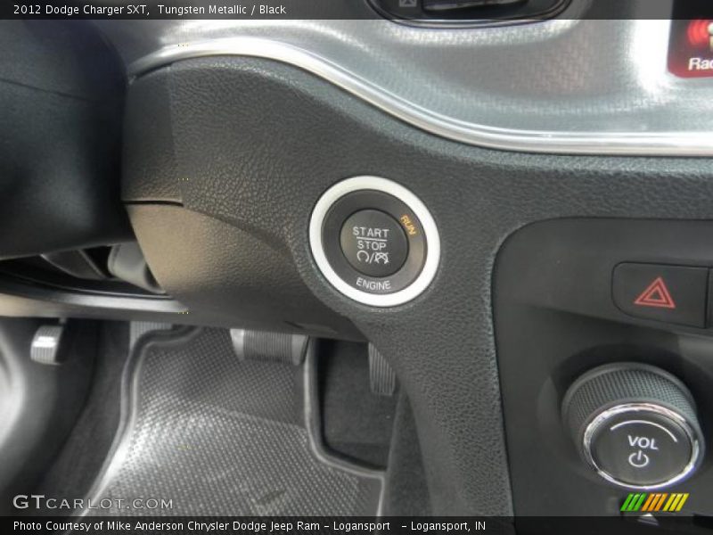 Tungsten Metallic / Black 2012 Dodge Charger SXT