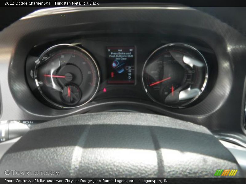 Tungsten Metallic / Black 2012 Dodge Charger SXT
