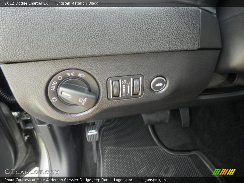 Tungsten Metallic / Black 2012 Dodge Charger SXT