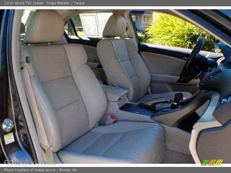 Grigio Metallic / Taupe 2010 Acura TSX Sedan