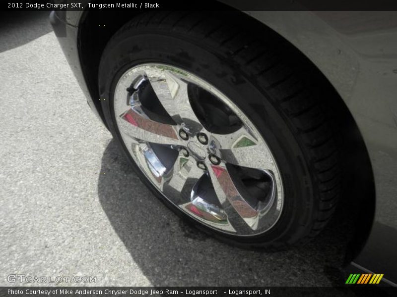Tungsten Metallic / Black 2012 Dodge Charger SXT
