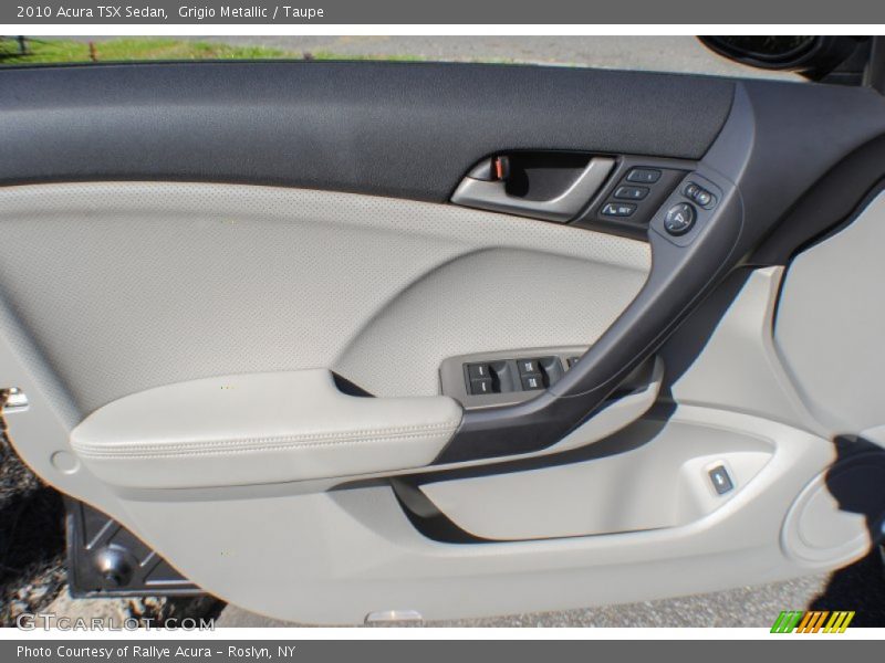 Grigio Metallic / Taupe 2010 Acura TSX Sedan