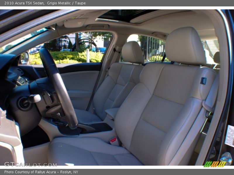 Grigio Metallic / Taupe 2010 Acura TSX Sedan