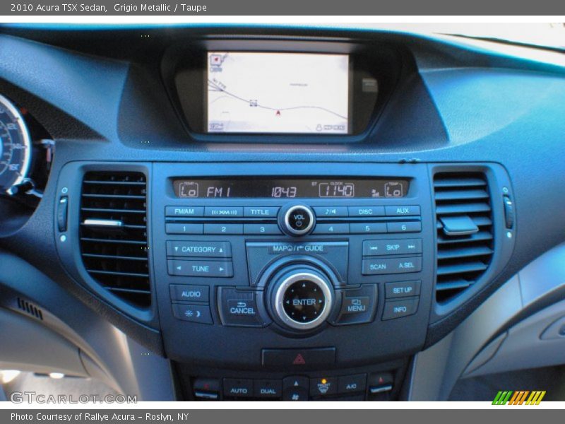 Grigio Metallic / Taupe 2010 Acura TSX Sedan