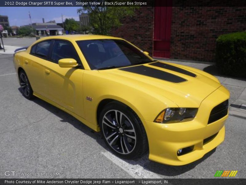 Front 3/4 View of 2012 Charger SRT8 Super Bee