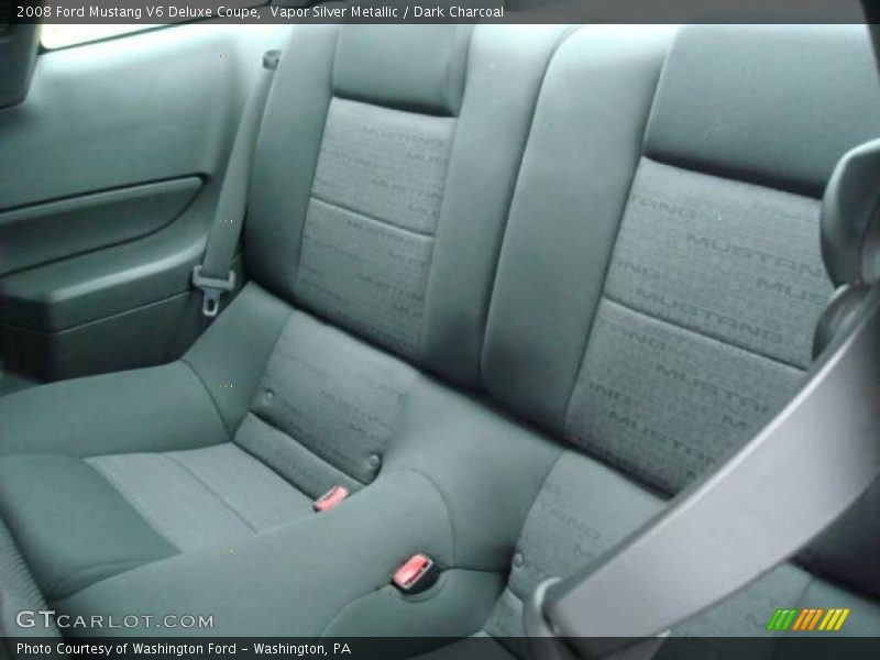 Vapor Silver Metallic / Dark Charcoal 2008 Ford Mustang V6 Deluxe Coupe