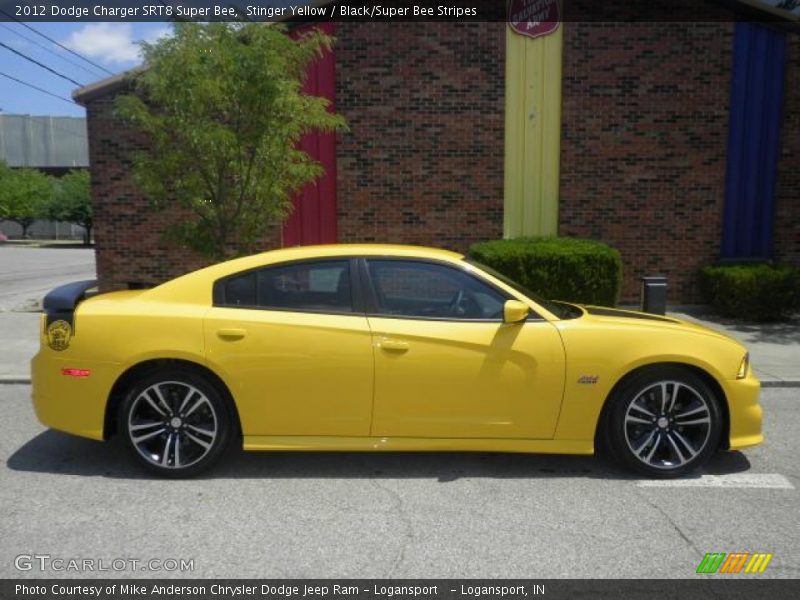 Stinger Yellow / Black/Super Bee Stripes 2012 Dodge Charger SRT8 Super Bee