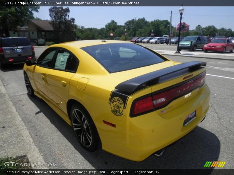 Stinger Yellow / Black/Super Bee Stripes 2012 Dodge Charger SRT8 Super Bee