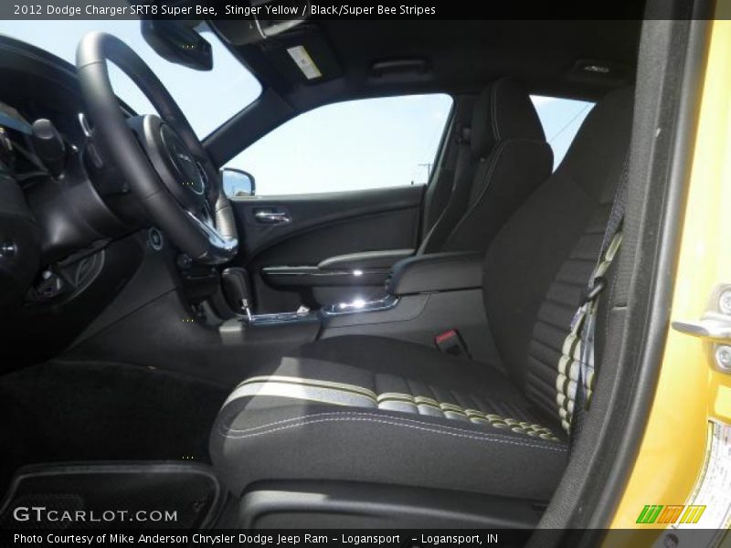 Stinger Yellow / Black/Super Bee Stripes 2012 Dodge Charger SRT8 Super Bee