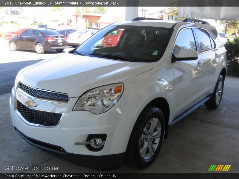 Summit White / Brownstone/Jet Black 2013 Chevrolet Equinox LT