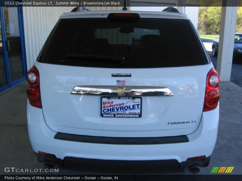 Summit White / Brownstone/Jet Black 2013 Chevrolet Equinox LT